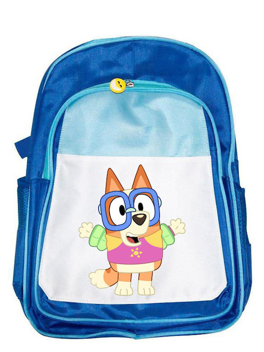 Kinder Schulranzen Bluey Blau 41x30x15cm