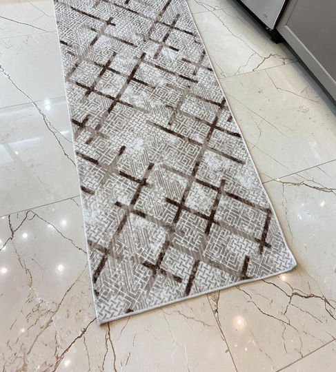 Linea Home 5047 Αντιολισθητικό Χαλί Ορθογώνιο Μπεζ 140x200cm