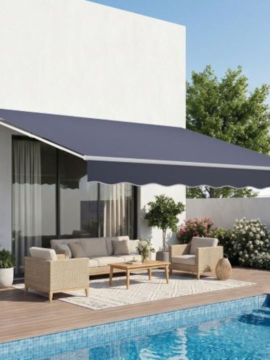 Vevor Terrace Tent with LEDs Gray 3.5x3m