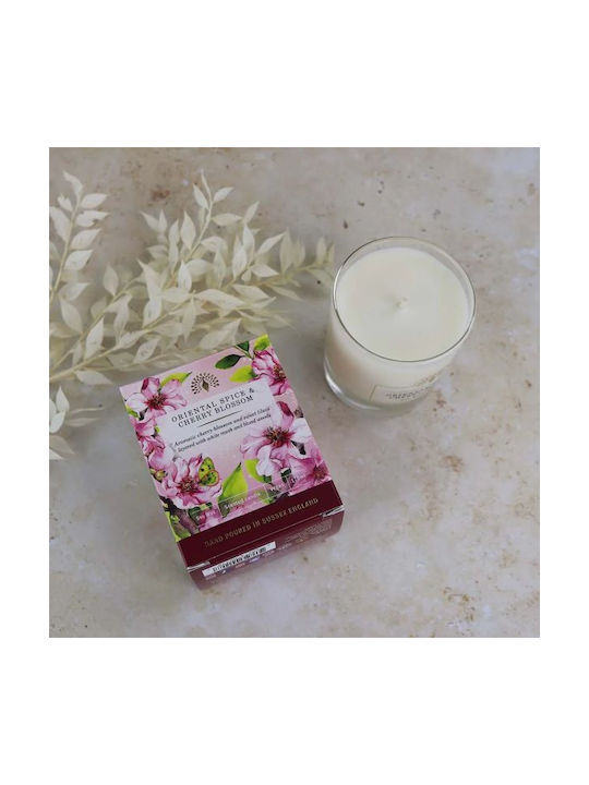 The English soap Company Ароматична Свещ от Соя в Буркан с Аромат на Череша