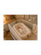 Grandes Suenos Baby-Kissen Nest Beige 80x100cm