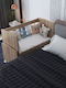SteweHome Babybett Rosa mit Matratze 100x112cm