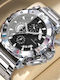 Men's Watch 47mm Battery Chronograph with Silver Metal Bracelet