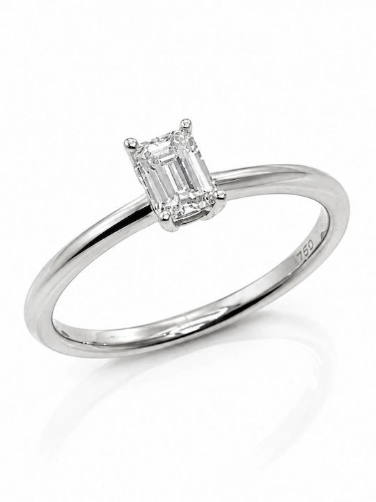Mar & Co Diamonds Einzelner Steine Ring mit Diamant Mar & Co Diamonds Einzelner Steine Ring mit Diamant