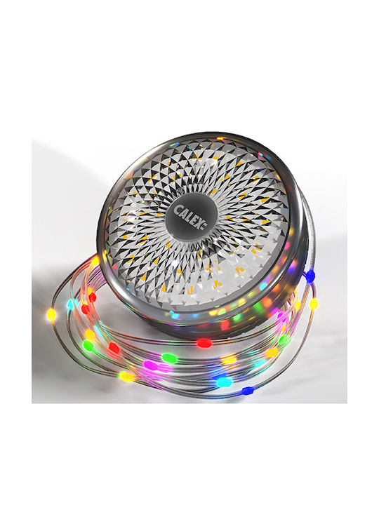 Calex Ghirlandă Luminoasă Etanșă 8m Alb Cald