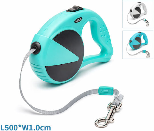 Nobleza Foldable Dog Leash Lead Strap In Blue Colour 5m Up To 50kg