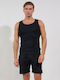 Sportliche Herrenbluse Schwarz