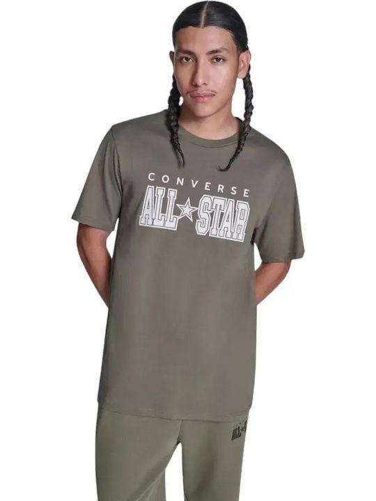 Converse T-Shirt Lässig Grün