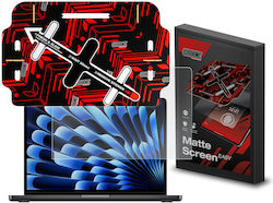 Grizzglass Mattescreen Easy Protective Film Installation Kit Included Compatible Macbook Neo 13 Inch 2026 Transparent