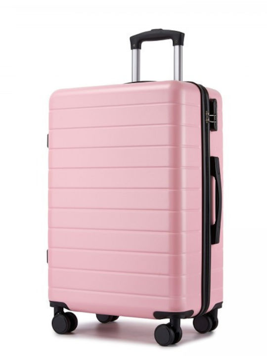 Miss Lulu Mittlerer Hartschalen-Reisekoffer Rosa Höhe 66cm
