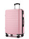 Miss Lulu Mittlerer Hartschalen-Reisekoffer Rosa Höhe 66cm