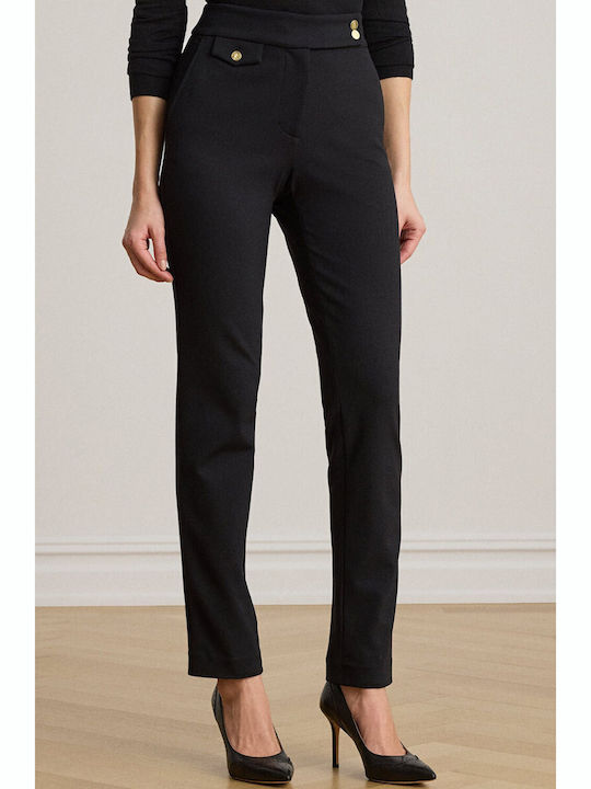 Damen Stoffhose Schwarz