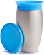 Munchkin Baby- und Kleinkindbecher Miracle aus Metall Grau