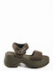 Women's Flat Sandals Sporty Green