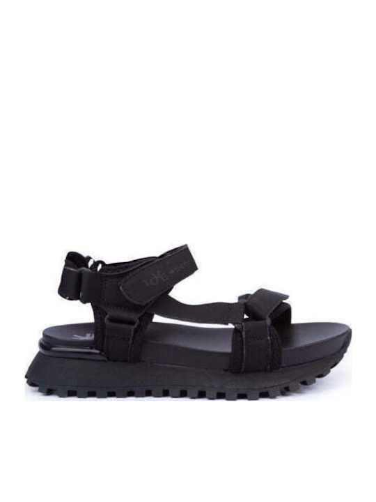 Γυναικεία Σανδάλια Flatforms Μαύρα