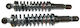 Kawata Rear Shock Absorber T50 31cm Tr-Die