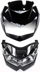 Front Headlight Complete Fairing Headlight Mask Black Kawasaki Z750 Z 750 07-12 Set Front Headlight Complete Fairing Headlight Mask Black Kawasaki Z750 Z 750 07-12 Set