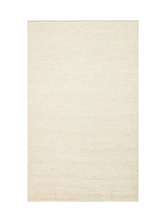SteweHome Handmade Rectangular Beige Rug 130x190cm