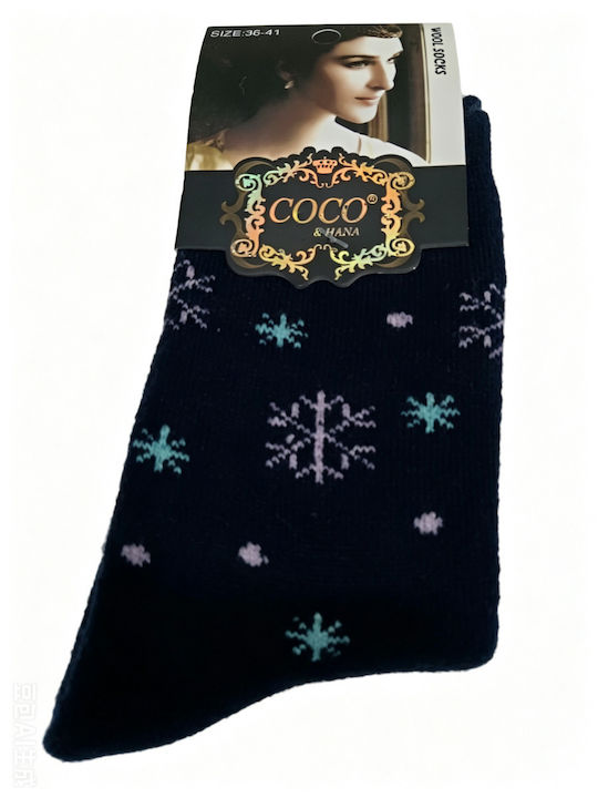 Coco&Hana Women's Blue Socks