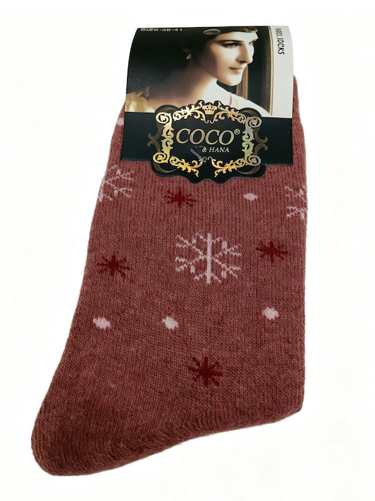 Coco&Hana Women's Pink Socks