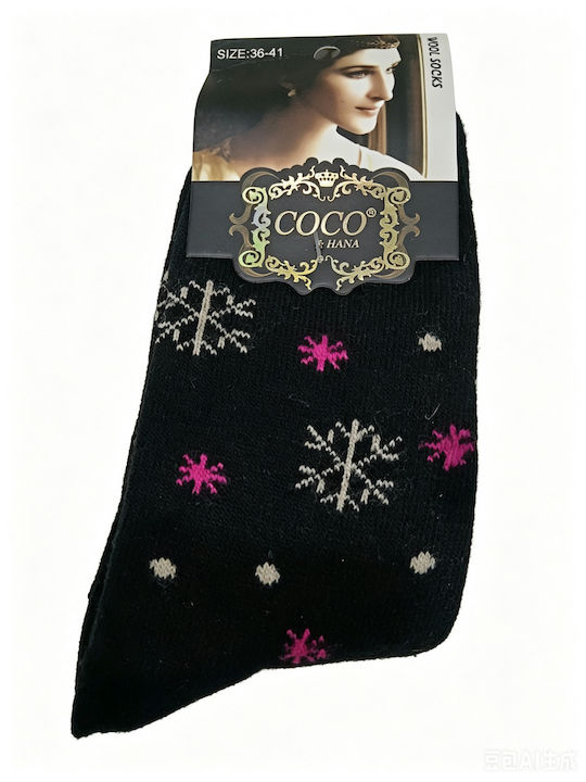 Coco&Hana Women’s Black Socks