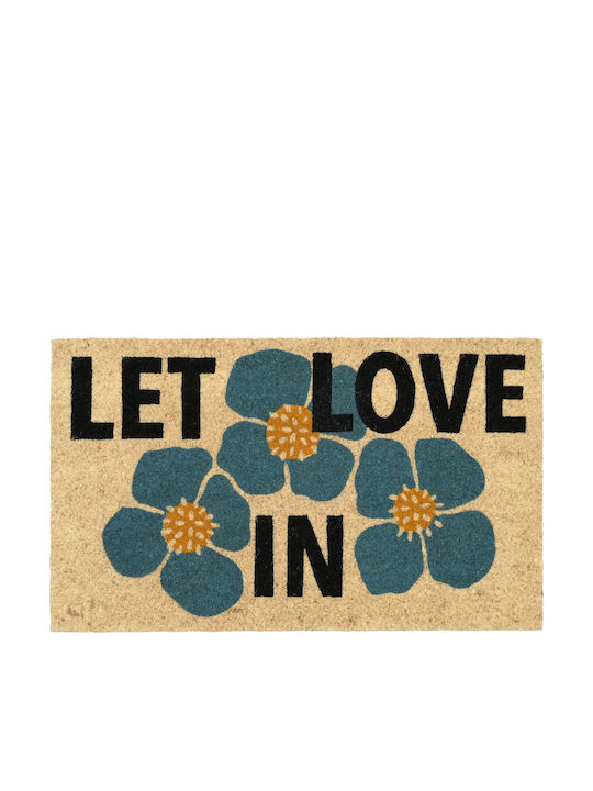 Doormat Made of Coconut Tree with Non-Slip Backing 45x75cm