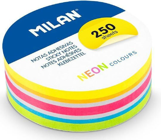 Milan Würfel Aufkleber Notizblöcke Runde 250 Stück
