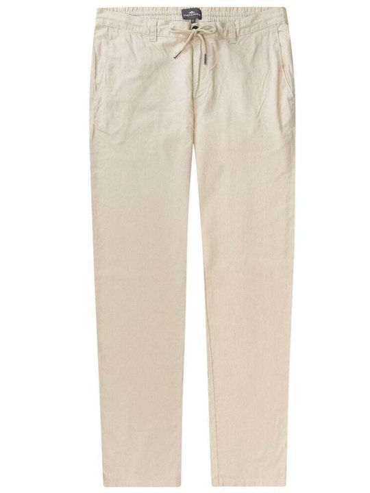 Fynch Hatton Παντελόνι Chino Μπεζ Ανοιχτό