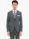Men’s Suit Jacket with Slim Fit Dark Grey