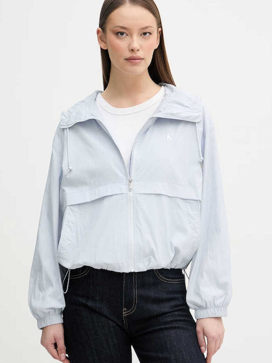 Calvin Klein Късо Дамско Puffer Яке за Зима Све...