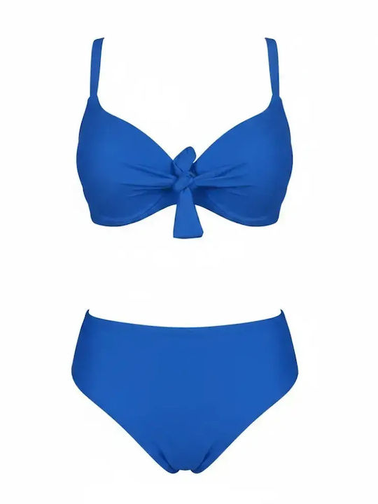 Modern Ocean Set Bikini with Light Padding High...