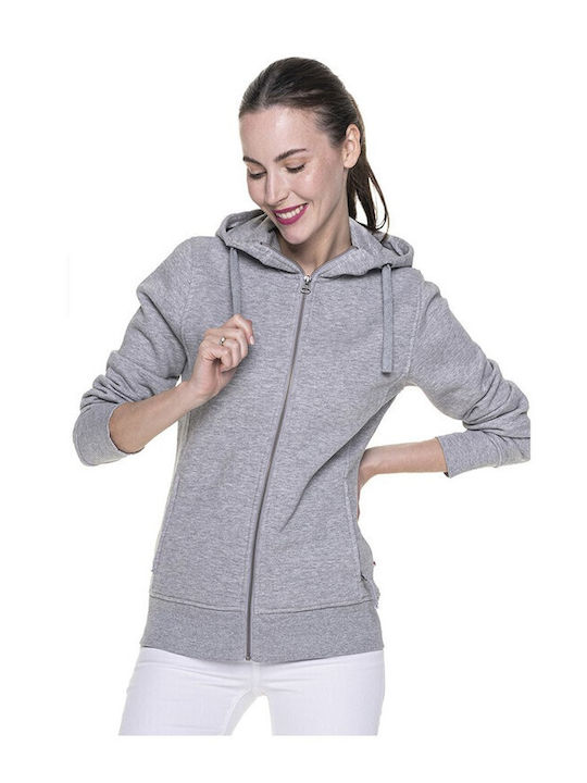 Promostars Unisex Promotional Long Sleeve Sweatshirt In Gray Colour