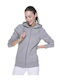 Promostars Unisex Promotional Long Sleeve Sweatshirt In Gray Colour
