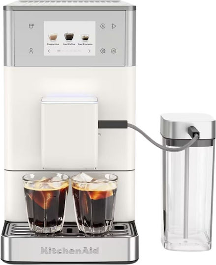 Kitchenaid KF4 Αυτόματη Μηχανή Espresso με Μύλο Άλεσης White
