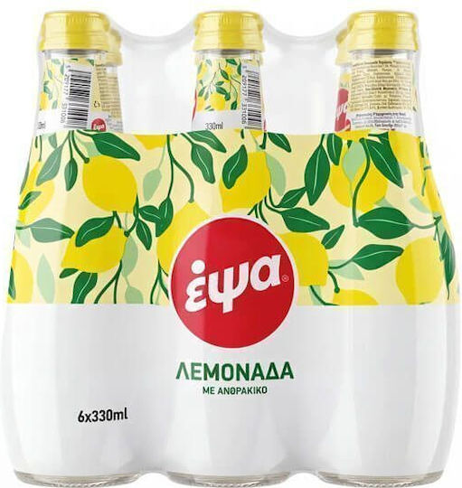 EPSA Лимонада с Газировка в Бутилка 6x330ml