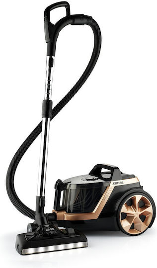 Zass ZVC 22 Staubsauger 800W mit Beutellos 3.1lt Rosa
