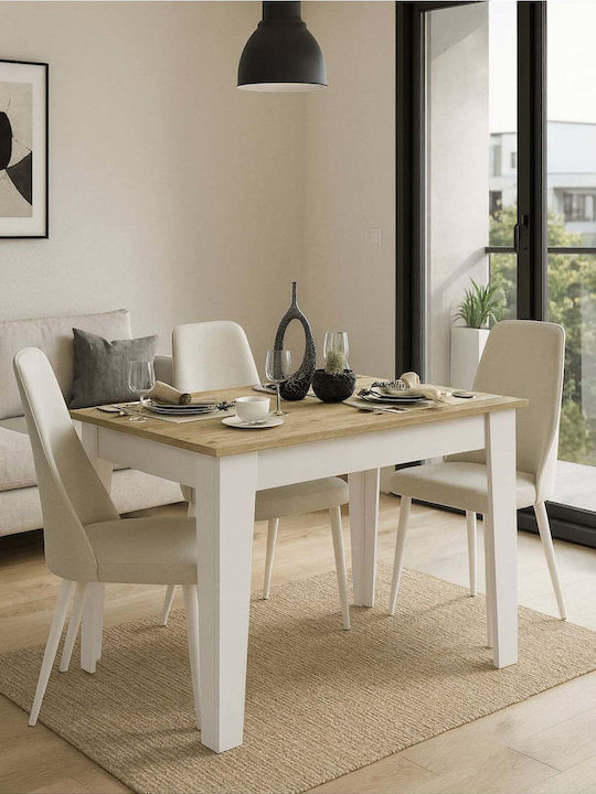 Masa De Dining Din Lemn Alb 72x72cm