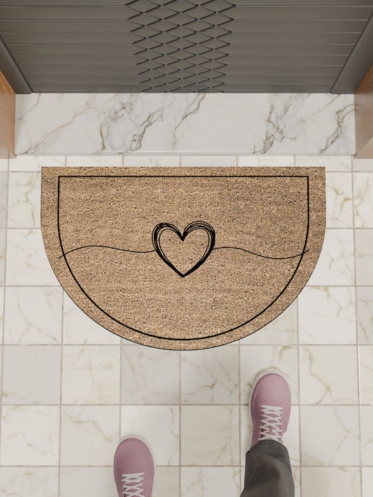 SteweHome Non-Slip Brown Doormat Thickness 10mm