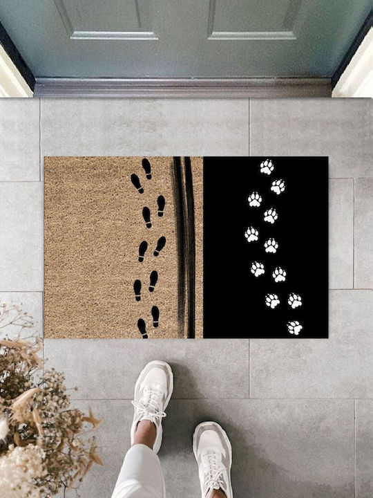 SteweHome Non-Slip White Doormat Thickness 10mm
