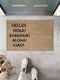 SteweHome Non-Slip White Doormat Thickness 10mm