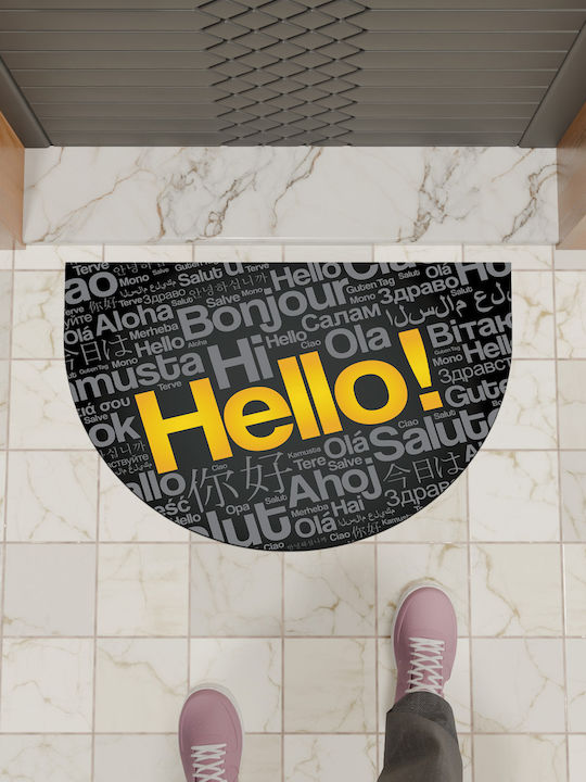 SteweHome Non-Slip Black Doormat Thickness 10mm