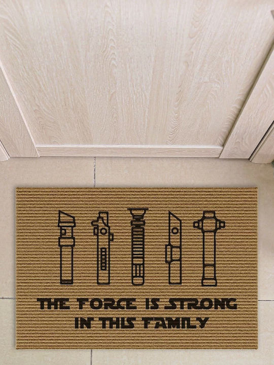SteweHome Non-Slip Brown Doormat Thickness 10mm