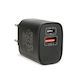 Alista Home Încărcător Fără Cablu cu Port USB-A și Port USB-C 20W Power Delivery / Quick Charge 3.0 Negru (GLB_55041BK)