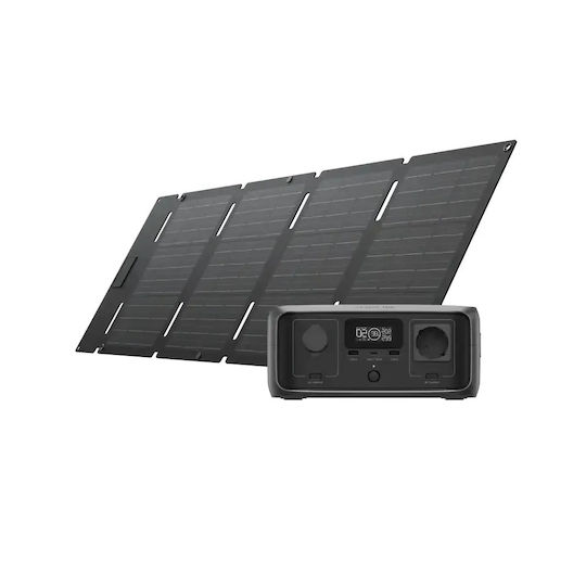 EcoFlow RIVER 3 + 45W Portable Solar Panel Power Station 245Wh