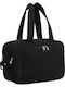 Miss Lulu Travel Quilted Toiletry Bag – Water-resistant Wet Dry Pocket Large 180° Opening Easy Access