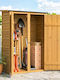 Wooden Garden Shed L1.15xW0.53xH1.56m