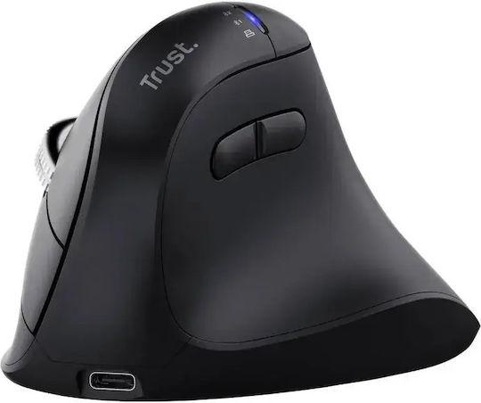 Trust Vyran Hyperscroll Wireless Ergonomic Bluetooth Vertical Mouse Black