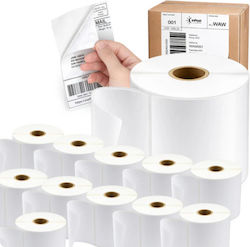 Appack Etichete Termice 100x150mm Cutie 12 Role Role 500 Bucăți Autoadezive Perforate 70gr Miez 40mm