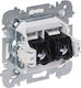 Elektro Plast Einzeln Netzwerksteckdose RJ45 in Weiß Farbe 4149-10