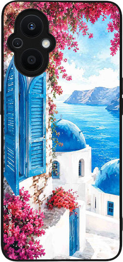 Калъф Sonique Greek Island Muse Series Oppo Reno7 Lite 5g Oppo Reno8 Lite 5g Санторинско Синьо